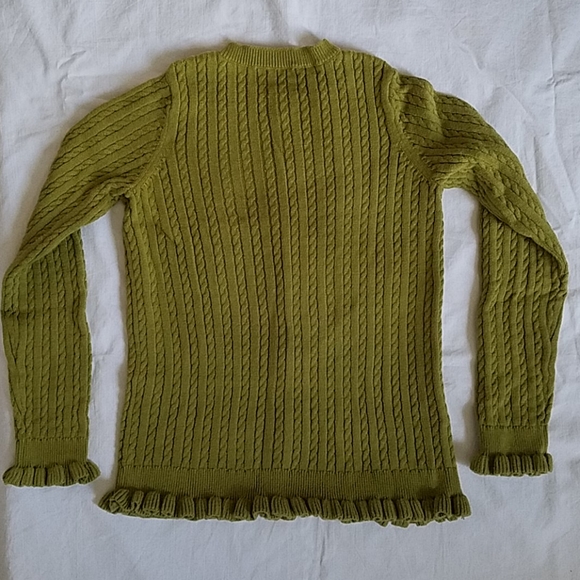 Lands' End Girls Cable Cardigan - Picture 4 of 4